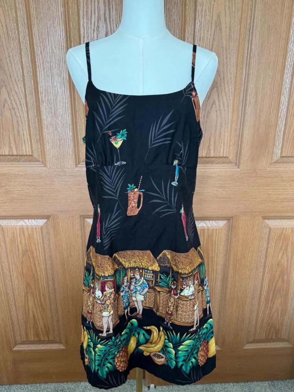 Vintage USA Hawaii made cotton sun dress